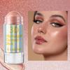 6 kolorów 3D Face Brighten Highlighter Bar Cosmetic Face Contour Bronzer Shimmer Highlighter Stick Concealer Cream Makeup Tool