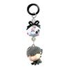Christmas Labubu Kawaii Particles Keychain Bag Cell Phone Charm Key Chain Christmas Gift Cute Plush Charm