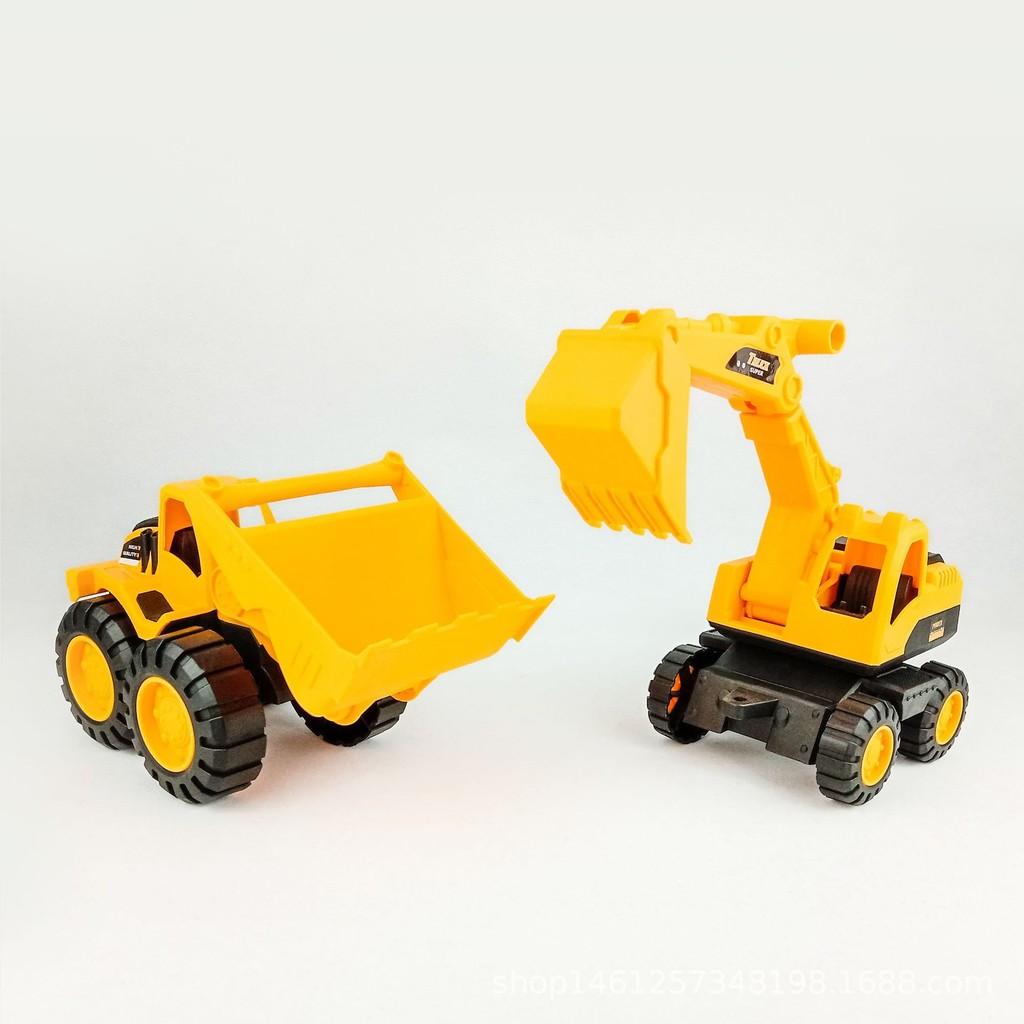 Engineering Children Car Fall Resistant Excavator Stirring Truck Boy Toy Beach