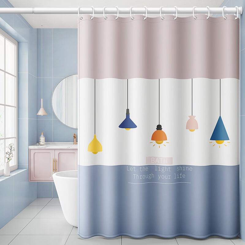 Waterproof Shower Curtain Set