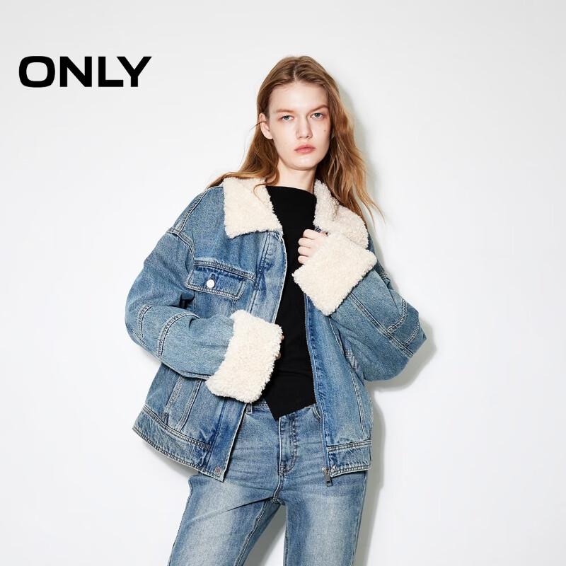 

ONLY 2025 Autumn Vintage Loose Denim Jacket for Women XS