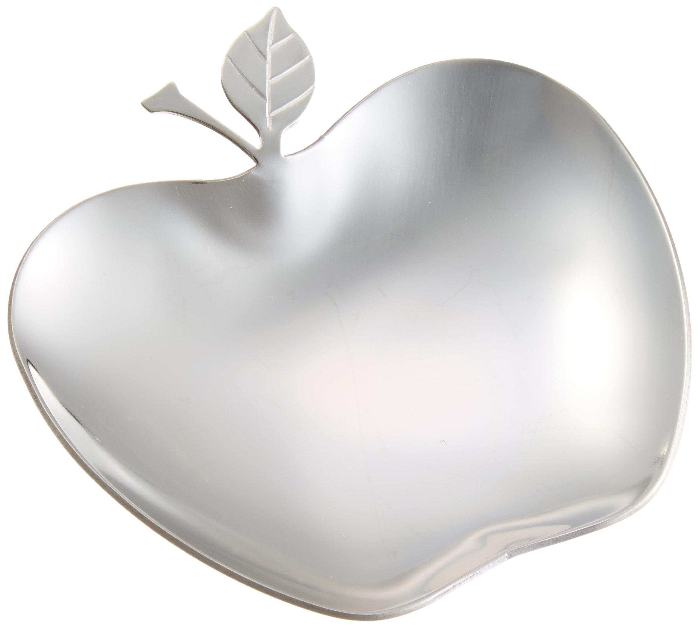 

Takakuwa Metal Apple Tray Silver D9 801398 Size Approx. W9.2