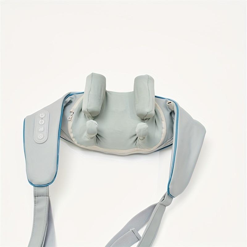 

Neck Shoulder Massager Heating Neck Kneading Multifunctional Shiatsu Kneading Massage Cervical Relaxing Trapezius Massage Pillow бежевый