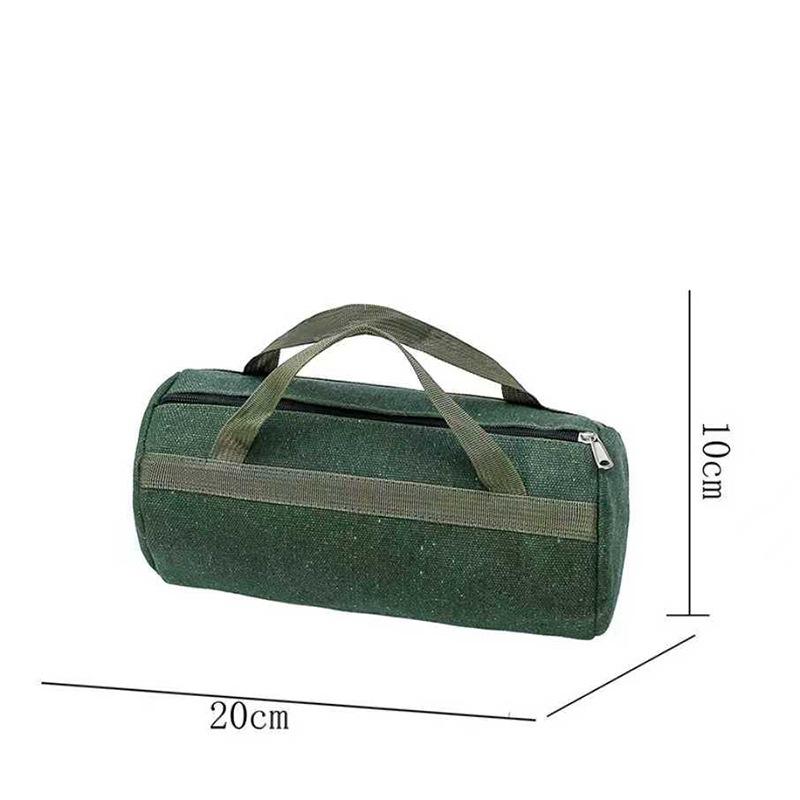 

Large Capacity Electrician Canvas Tool Bag - Thickened On-Vehicle Handbag for Hardware Storage
