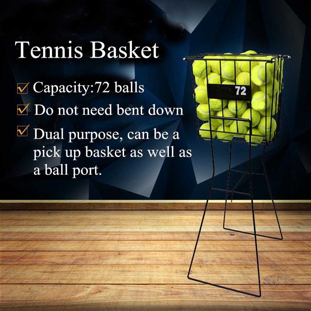 

88см 72 Теннисных мяча Подъемник Корзина Портативная Подставка Стойка для хранения Держатель Органайзер Оборудование Теннис