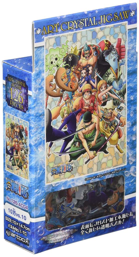 ENSKY ONE PIECE 10 Art Crystal Jigsaw 126 ART CRYSTAL JIGSAW 100,000 vs. 10x14.7cm Puzzle, Pieces, 126-AC04