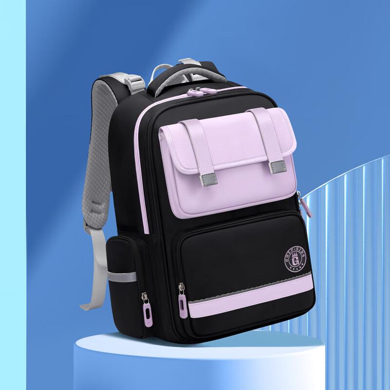 GOLF Backpack for Elementary School Girls, Children's Double Shoulder Bag for Grades 1-4 Lightweight