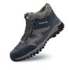 Fashion Women's Snow Boots Leather Women Warm Thick Plush Snow Boots Waterproof Female Wedge Suede Boot Non-Slip Lady Shoes Zapatillas