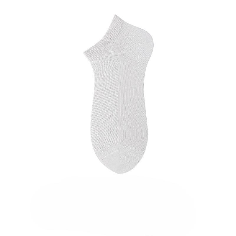 Socks Men's Summer Lightweight Pure Cotton Short Socks Low-cut Boat Shoes Mesh Breathable Anti-odor Men's Socks