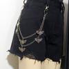 1Pc Accessories Punk Retro Metal Star Pendant Waist Chain Women's Versatile Alloy Pentagram Pants Chain