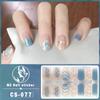 New type of bake-free gel nail polish film, full sticker, plaid spring and summer flower nail art film, nail film, waterproof paper patch