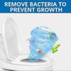 2pcs Toilet Cleaner Tablets, Extra Strong Foam Drain Cleaner, Heavy Duty Bleach & Limescale Remover