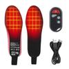 Electric Heating Insole Adjustable Temperature Foot Pad 2100mah Usb Charging Foot Warmer Insole 35-