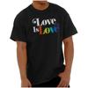Love Is Love LGBT Gay Pride Rainbow Graphic T Shirt Men or Women
