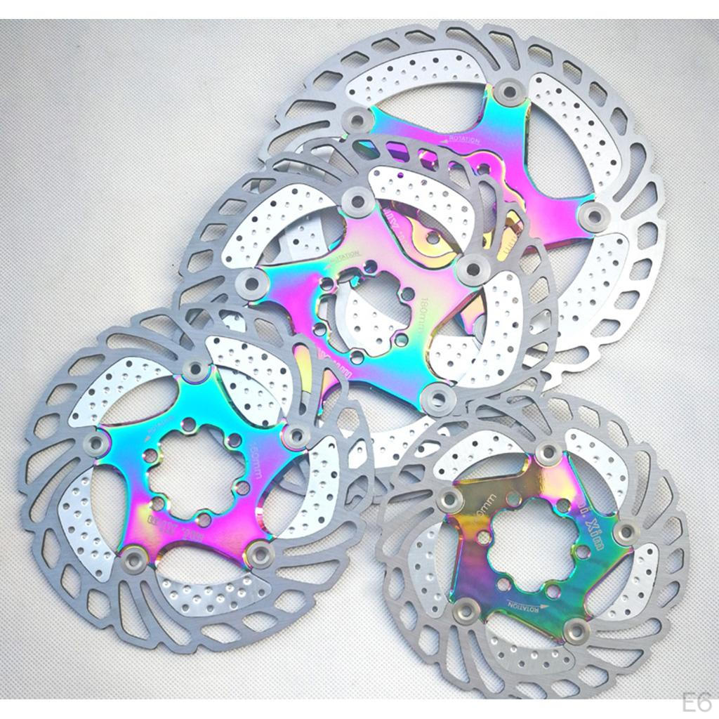 Rotor Mountain Road Bike Brake Disc Floating Rotors & 6 Bolts