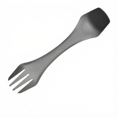 Titan Göffel 2-in-1 Löffel Ultraleichtes Kochgeschirr Tragbare Gabel Messer Outdoor Camping Picknick Reise Umweltfreundliches Besteck