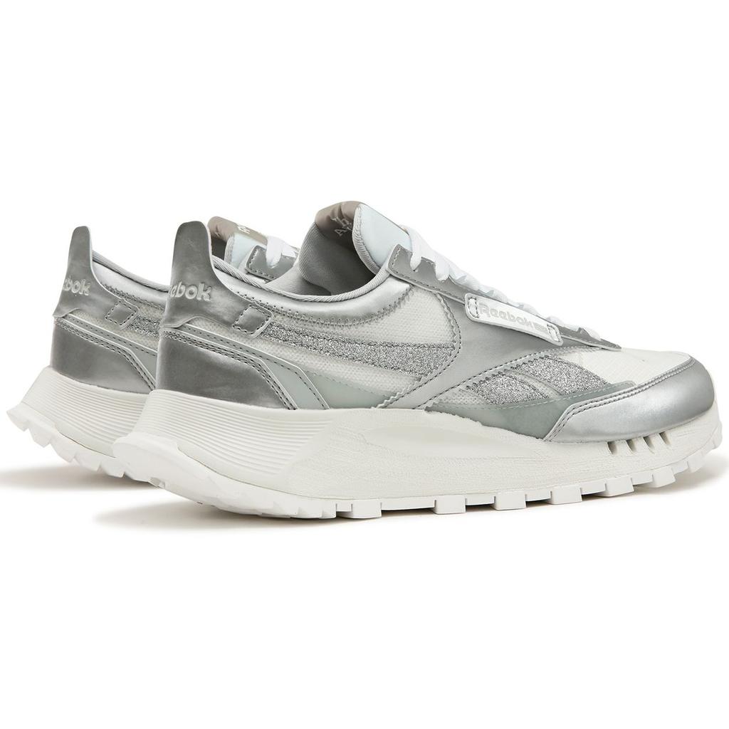 Reebok Cl Legacy W Retro Classic Trendy Comfortable Versatile Thick Sole Low Top Running Shoes Unisex Sneaker Light-Silver 25SRC903U1GW1