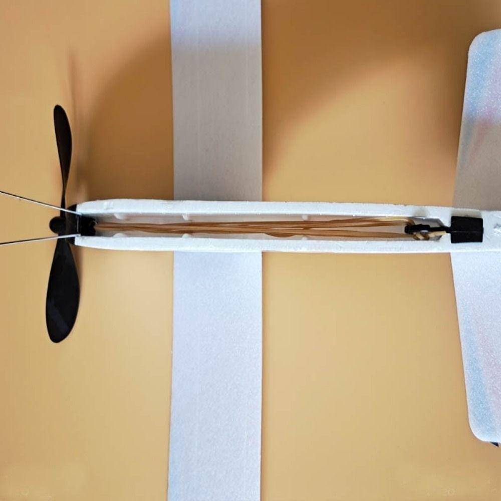 3 Styles Rubber Band Powered Helicopter Popular DIY Assemble Airplanes Toy for Kids Outdoor