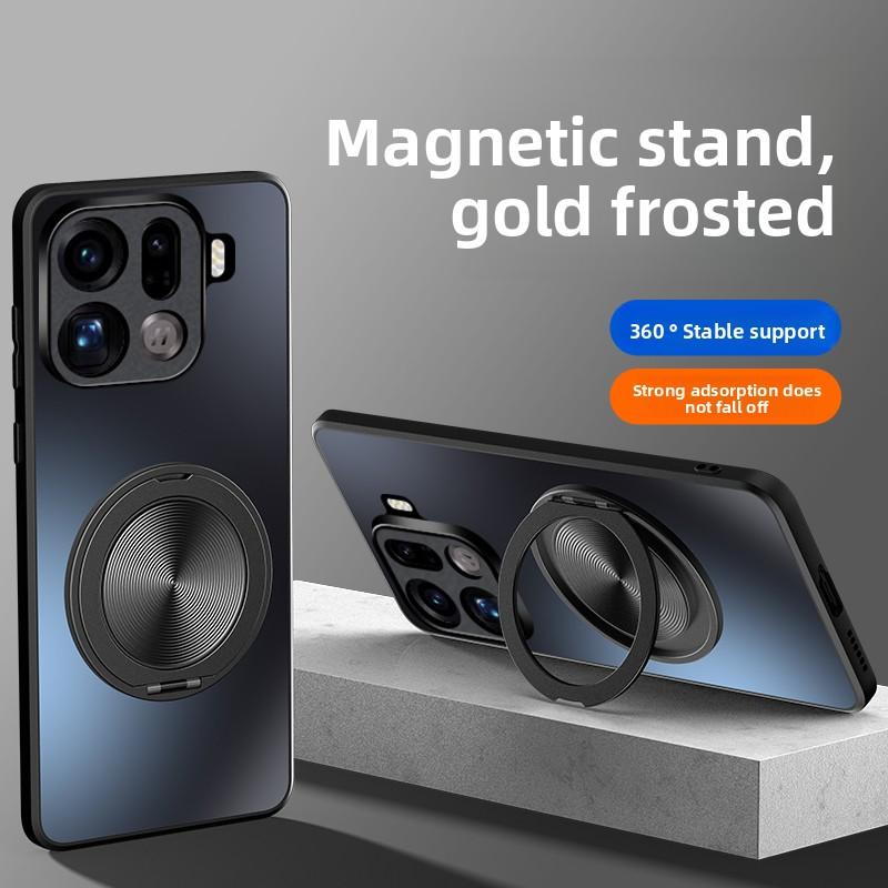 For OPPO Find X9 Pro Case Hard Matte With Ring Magnetic Protective Back Cover Case For Find X9 X8 Pro X8S+ X8Ultra Phone Shell