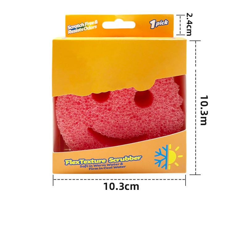 Colorful Cartoon Temperature Sensitive Sponge For Dishwashing And Cleaning Pots And Bowls