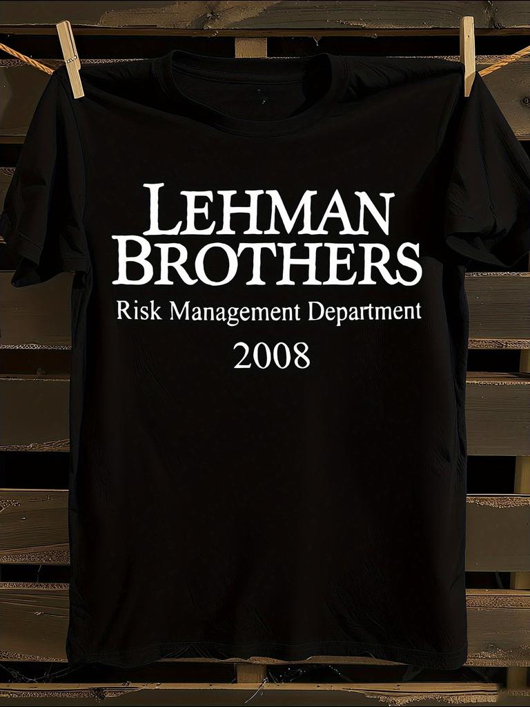 Lehman Brothers 2008 Financial Crisis T-shirt