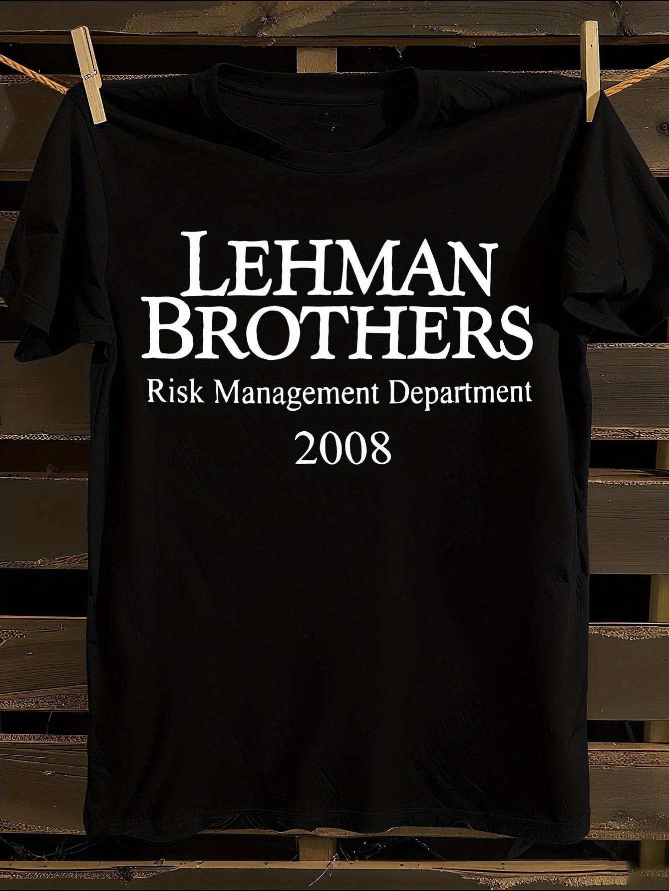 Lehman Brothers 2008 Financial Crisis T-shirt XL