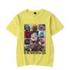 Ladies' Loose Casual Fun Moo Deng Bouncing Pig Print Pure Cotton Short Sleeved Top T-Shirts Women’s