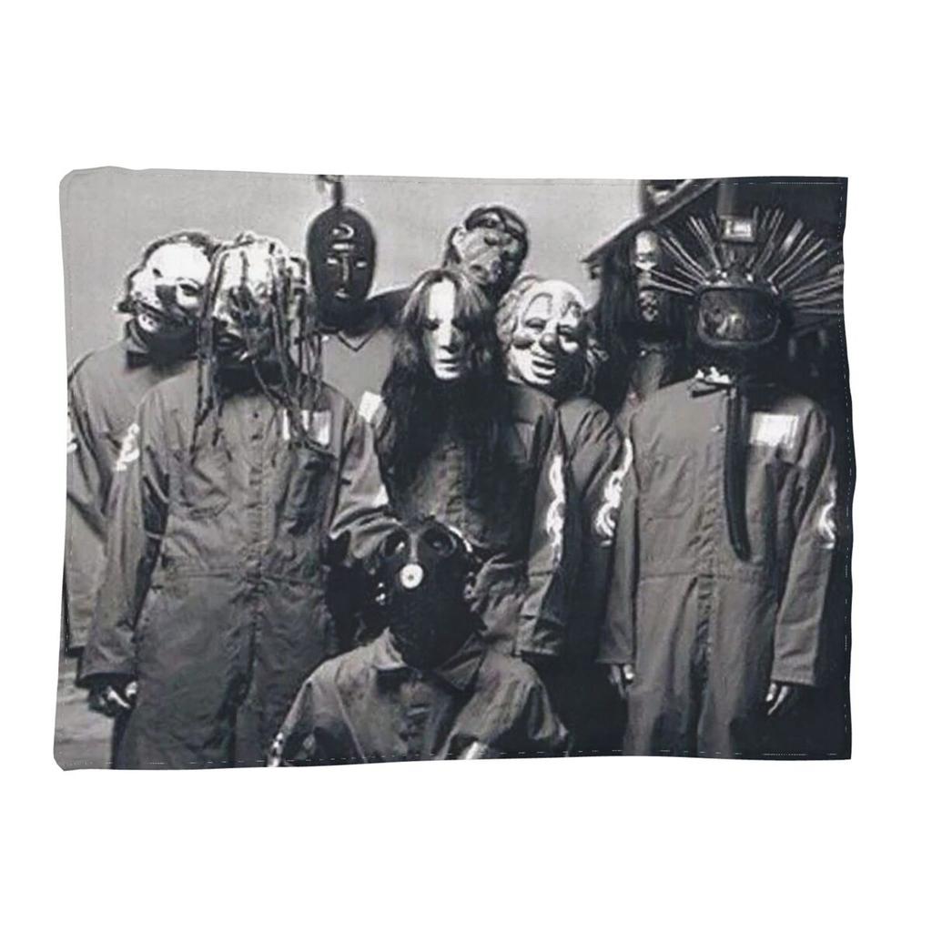 שמיכה מפלנל רכה וחמה של להקת ההבי מטאל Slipknot, כיסוי לחדר שינה, פיקניק, נסיעות, בית, מוזיקת היפ הופ רוק