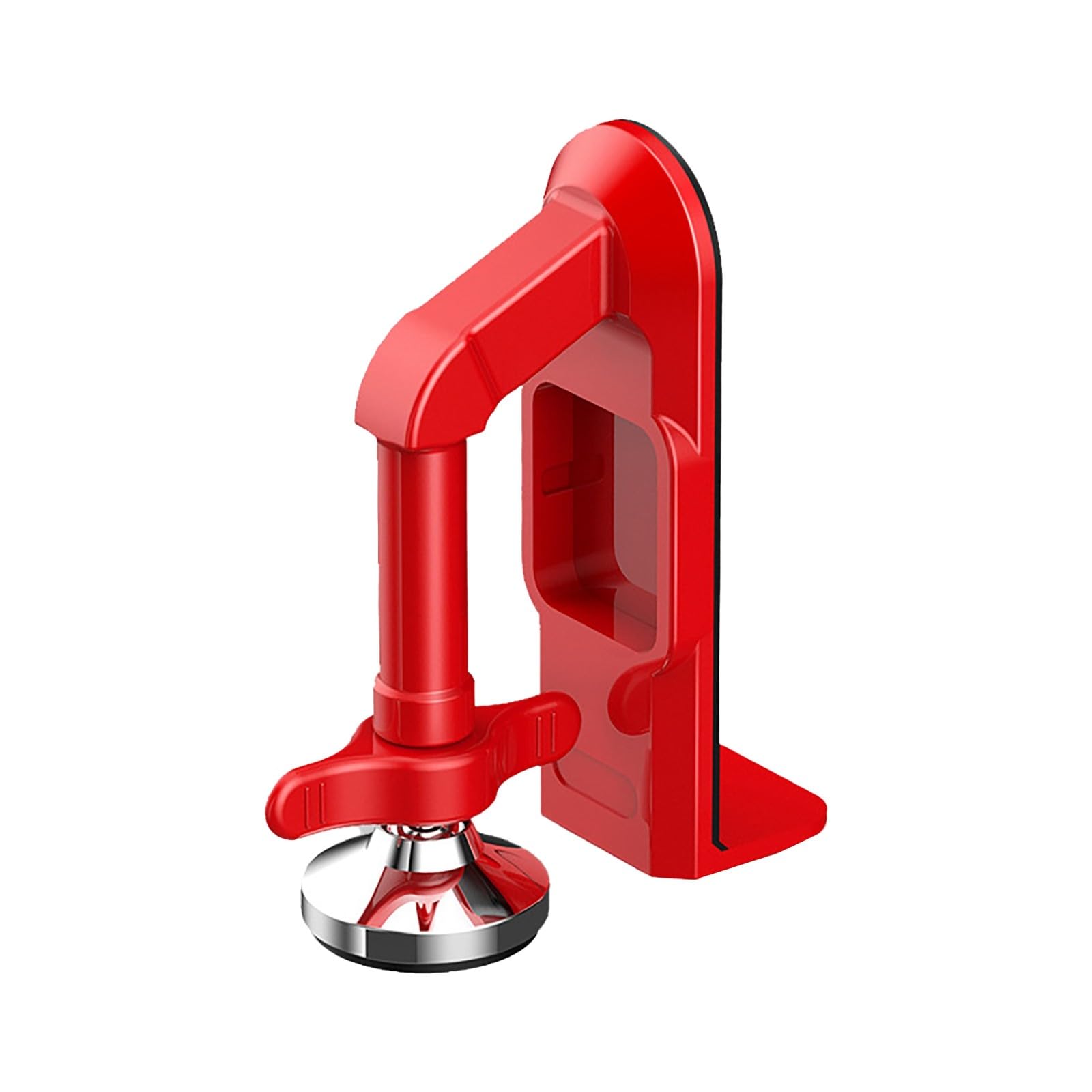 Door Stopper Security - Portable Door Lock For Travel -theft Door Blocker Hotel Room Apartment Security - No Drilling Garage Door Support One Size красный