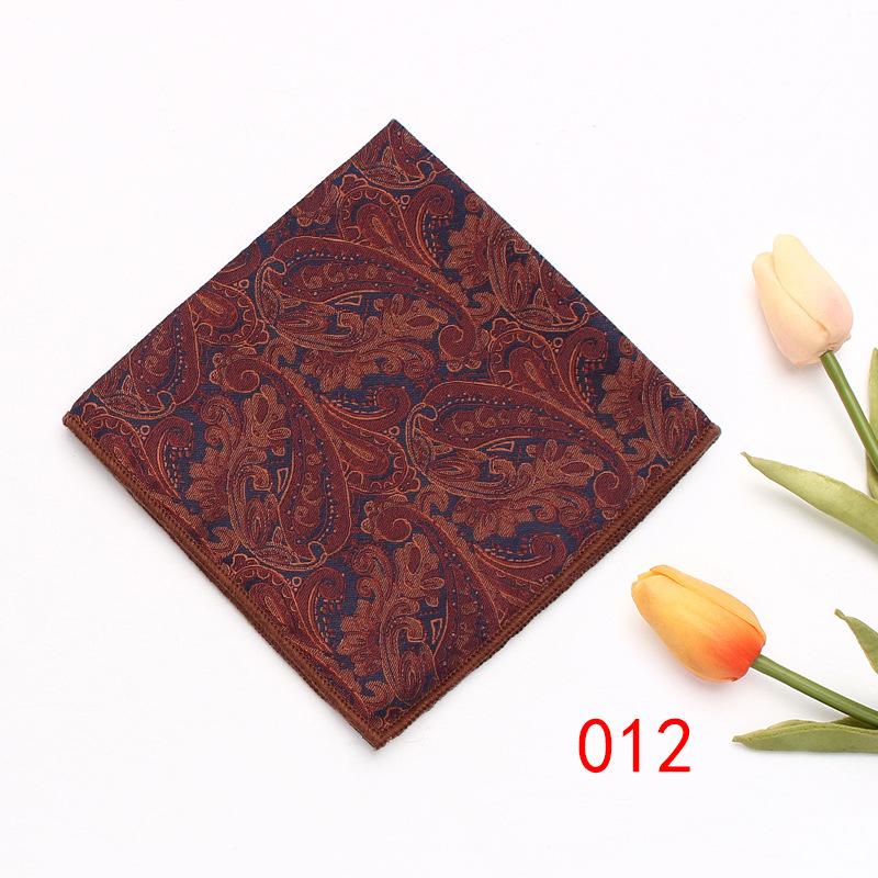 Men'S Business Suit Pocket Towel Pattern Wedding Chest Towel Handkerchief Banquet Small Square Towel Suit Accessories