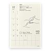 Diary Stickers DESIGNPHIL Midori MD Notebook Diary Sticker 2027 Monthly S M L Dec 2026 Start Monday Start