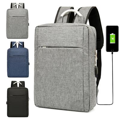 Backpack Backpack Men'S Casual Usb Business Sports Backpack Commuter Computer Bag Travel School Bag Printable Logo