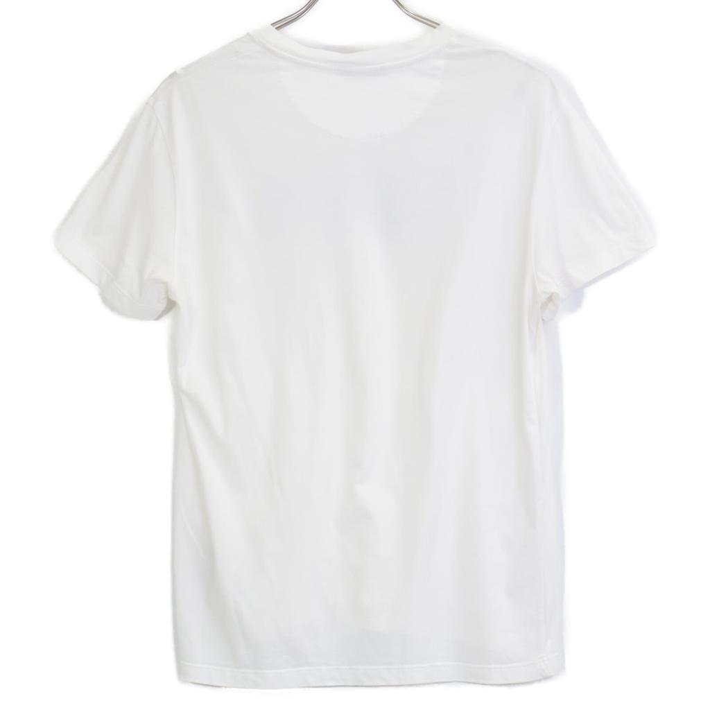 Valentino RV3MG10V3LE White Logo T-shirt Tops XS whiteUsed