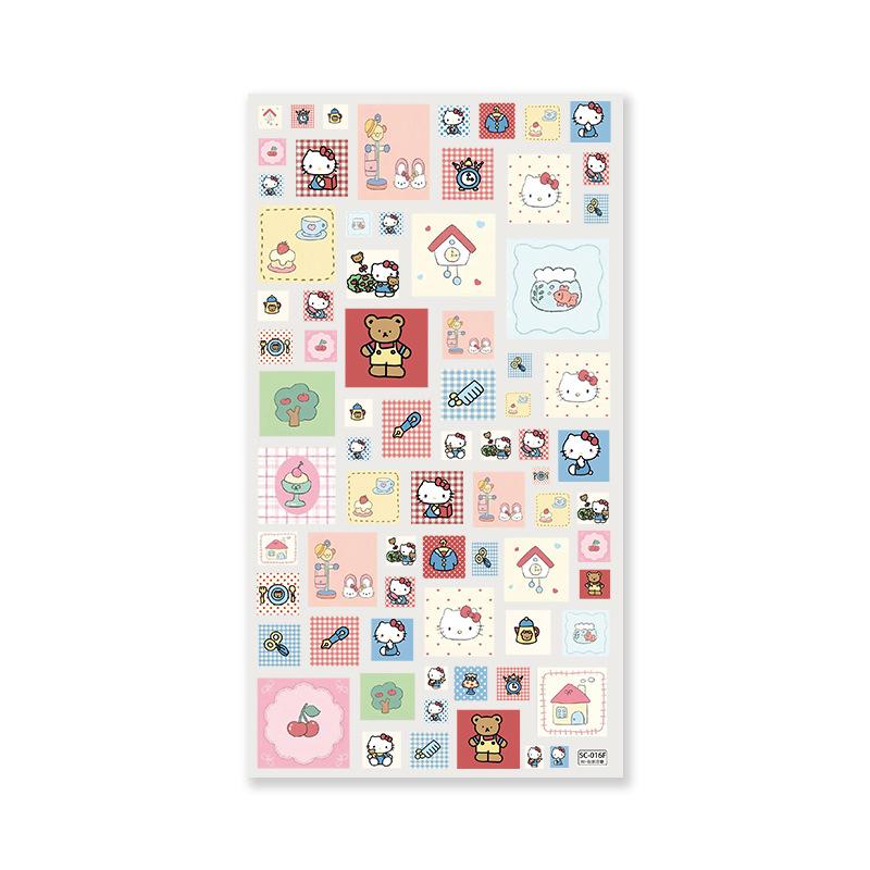 

Sky Original Large Hello Kitty Embossed Sticker for DIY Phone Case or Journal.