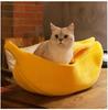 Cat Bed Banana Pet House Cave Cute Cozy Sleeping Bed for Cats Small Animals Durable Puppy Kennel Kitten Basket Cat Accessories