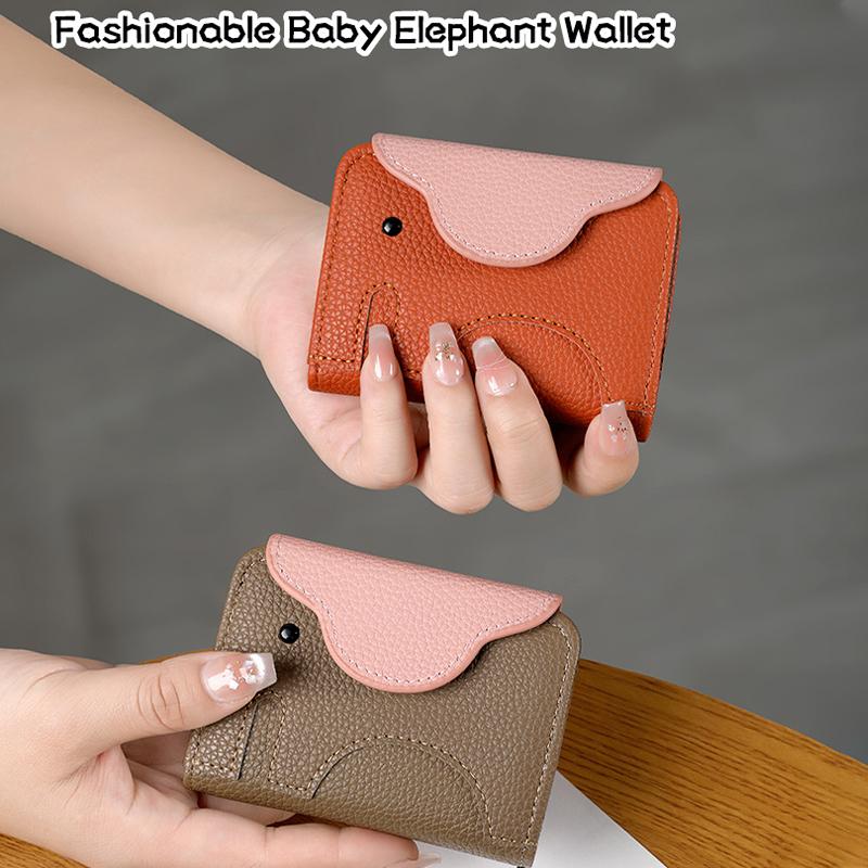 Mini Elephant Coin Purse Soft Pu Coin Keychain Wallet Storage Bag Cute Coin Purse For Women