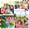 4th of July Headband Independence Day Hair Accessories Patriotic Party Hair Supplies USA Flag Star Design Blue Red Ribbon Stars Hair Decoration Cute