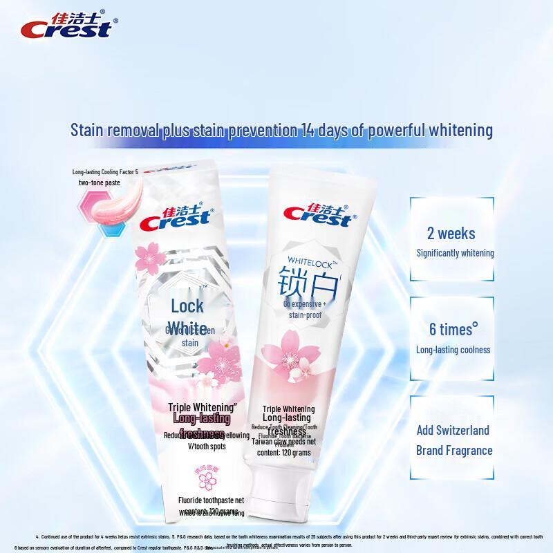 Crest Whitening Lock Toothpaste