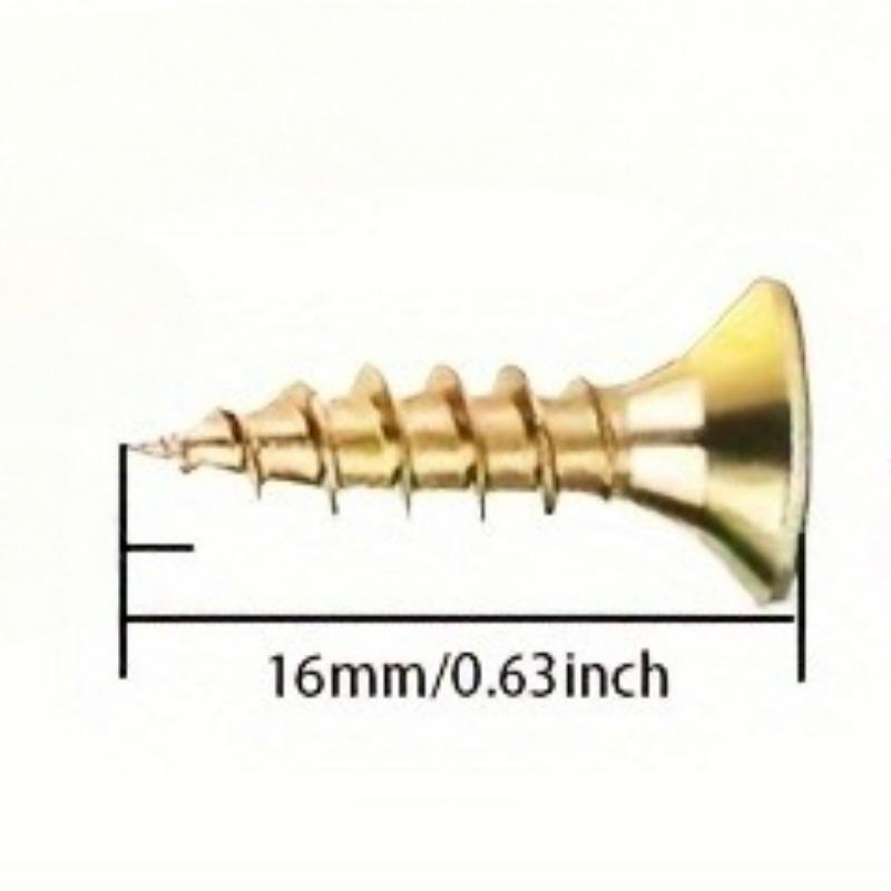 Self-Tapping Screws Class 8.8 - Flat Head, Fully Threaded for Wood - Self-Locking 3.5 mm Diameter by 16/20/25/30 mm Length