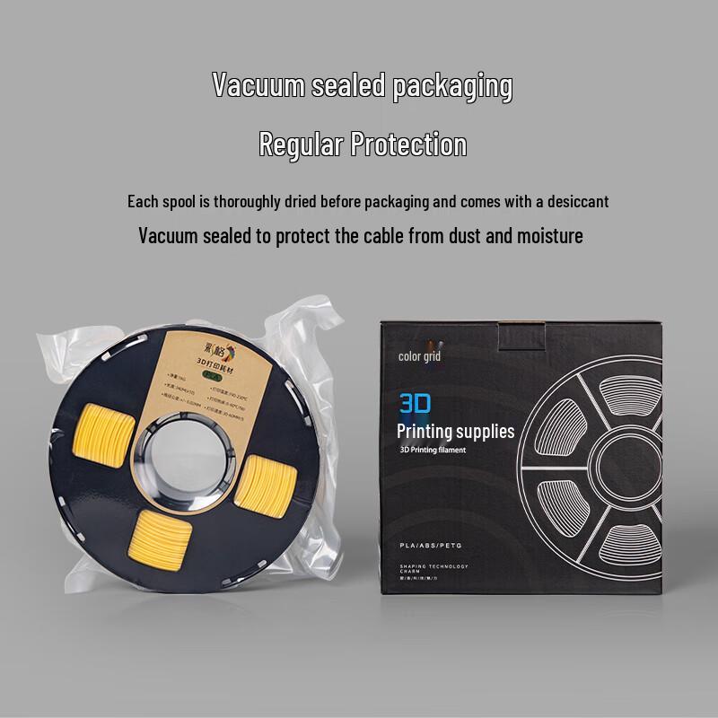CaiGE 1.75mm PETG 3D Printer Filament CN Plug (adapter Included)