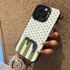 Artistic Black Cat Striped Pattern Laser Phone Case For iPhone 17 15 14 Pro Max Plus 17 Air 16 13 12 Mini 11 Pro Max Cover Funda