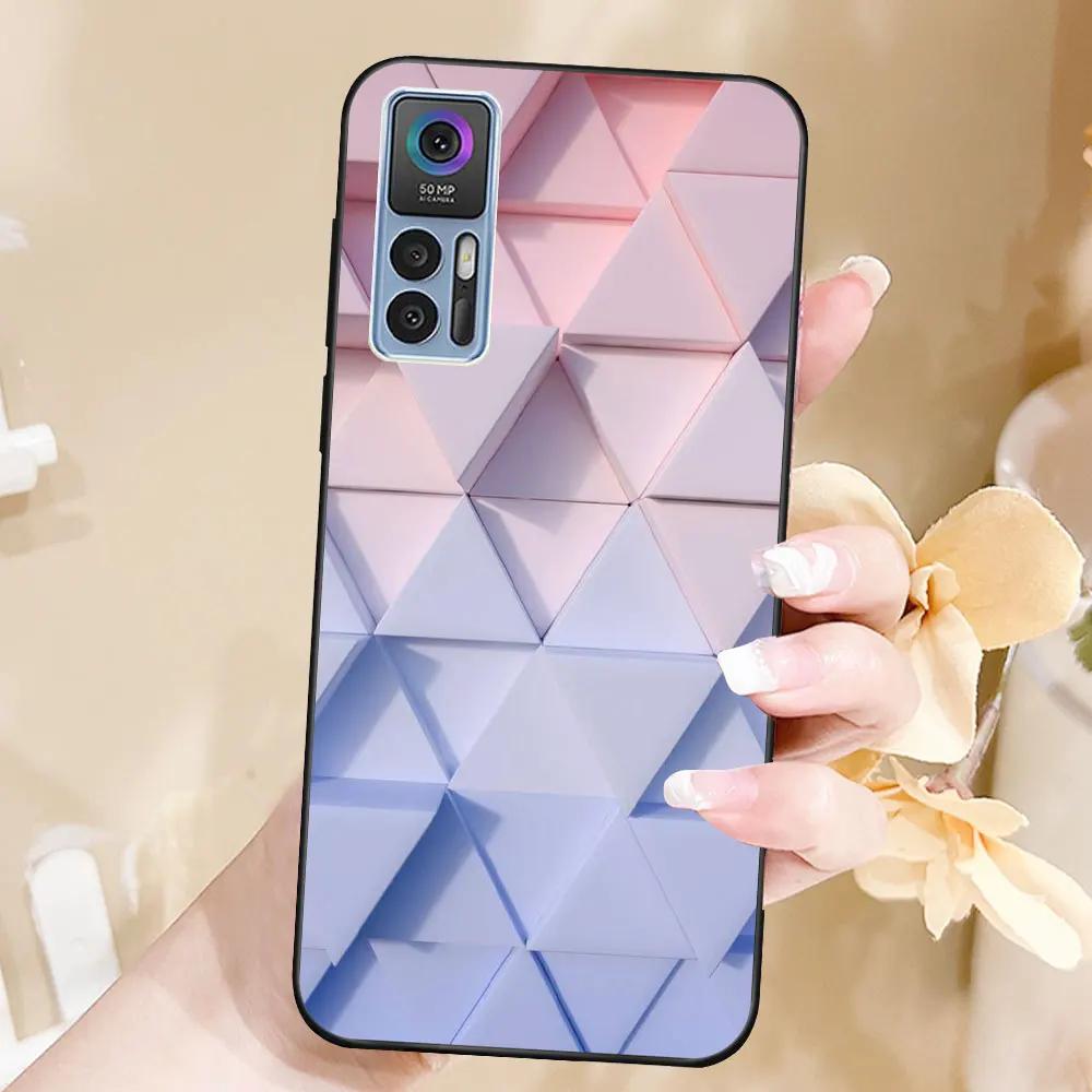 Case For TCL 30 5G Coque TCL 30 Plus TPU Soft Silicone Fashion Phone Funda For TCL 30 Plus Back Cover Case Luxury Capa Bumper