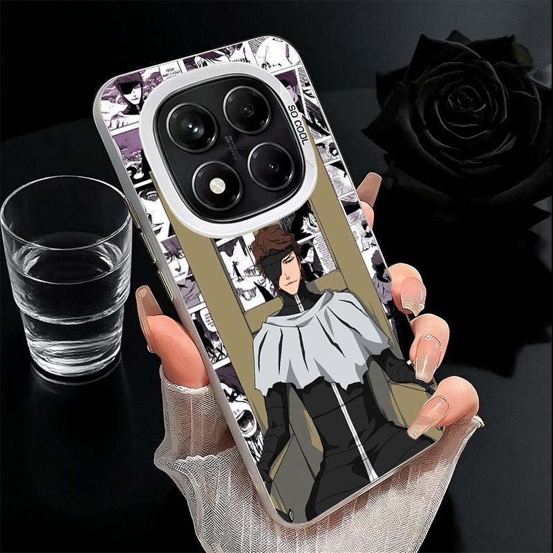 Bleach Aizen Sousuke Soft Phone Case for Samsung Galaxy S24 S25 FE S26 Edge S23 Ultra S22 Plus S21 + Shockproof Cover Back Shell