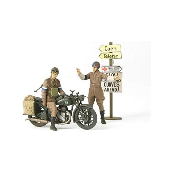 Tamiya 1/35 Военная миниатюра Серия №316 Британская армейская военная мотоциклетная серия BSA M20 MP Набор пластиковая модель 35316