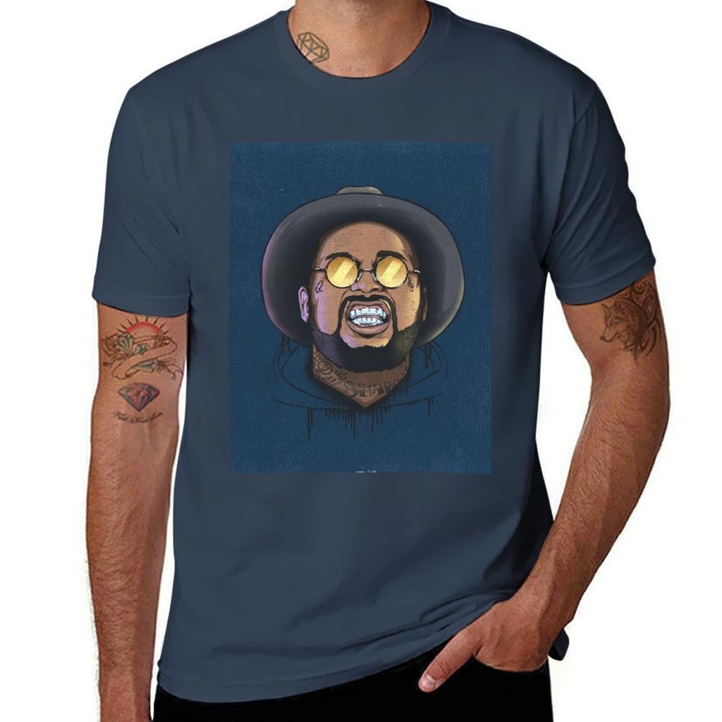 Schoolboyq Gold Tshirt Relaxed Fit Casual Short Sleeve Top