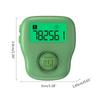 Silent Finger Counter 6 Channels Digital Tasbih Tally Clicker with LED for Prayer Knitting Sports Gift Rechargeable