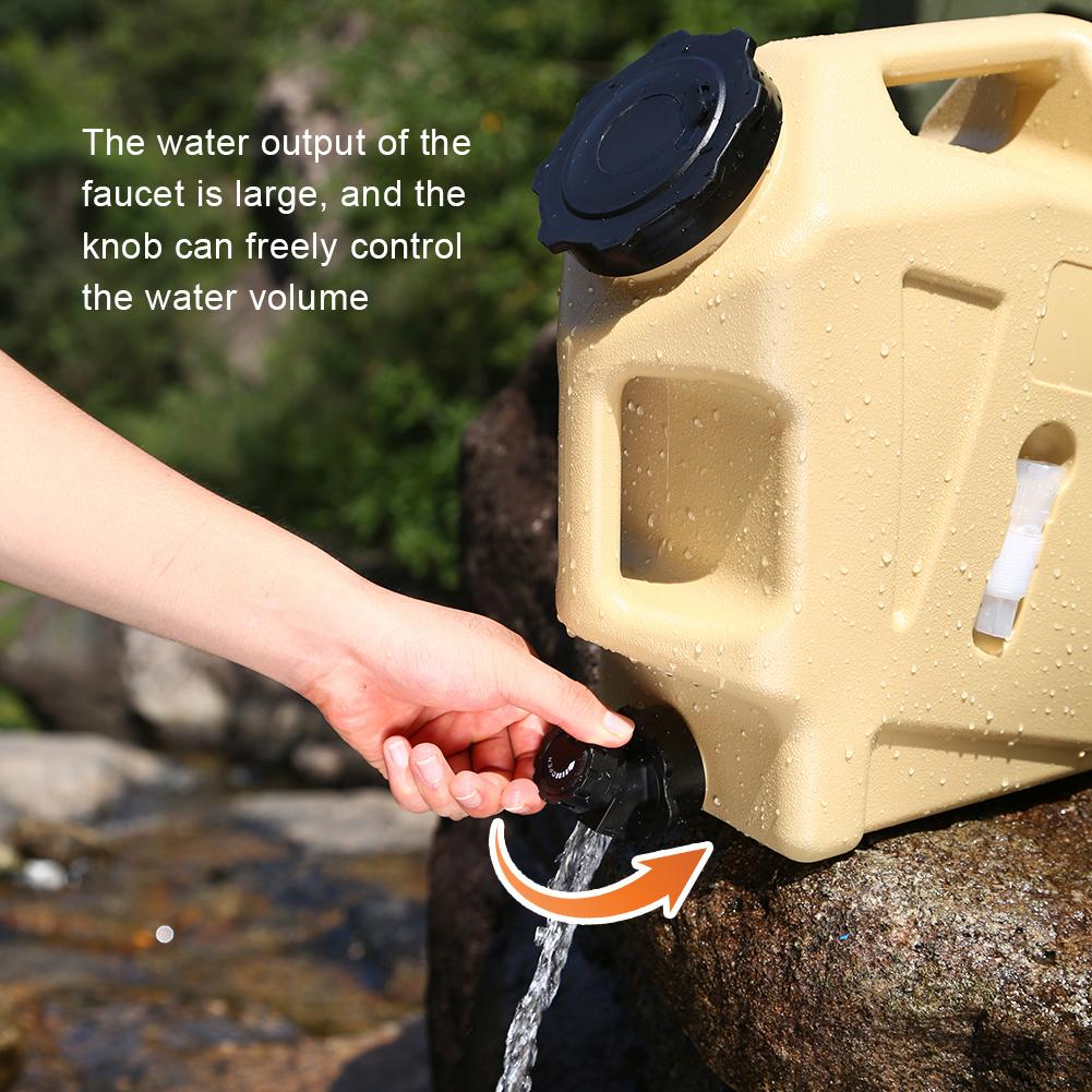 Outdoor Water Faucet with Extendable Tube Portable Faucet Replacement Water Container Faucet for Outdoor Camping