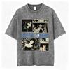 Vintage Washed Anime Perfect Blue Mima Kirigoe TShirts Mens Women Clothing Fashion Harajuku Oversized Short Sleeve T Shirts