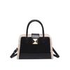Autumn And Winter Fashion Splicing Small Square Bag Foreign Style Pu Women'S Bag Texture Versatile Commuter Messenger Bag Tide