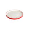 Round Western Food Plate Stone Grain Fruit Salad Plate Durable Dumpling Plate  Kitchen